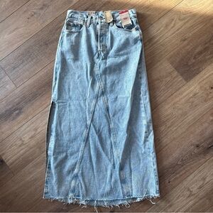Levi's Light Blue Denim Skirt